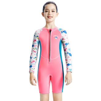áo bơi giữ nhiệt bé gái
