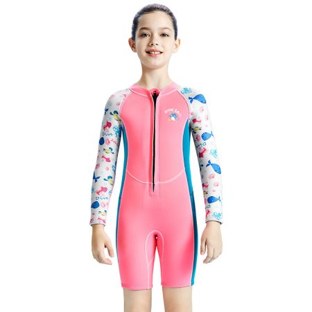 áo bơi giữ nhiệt bé gái