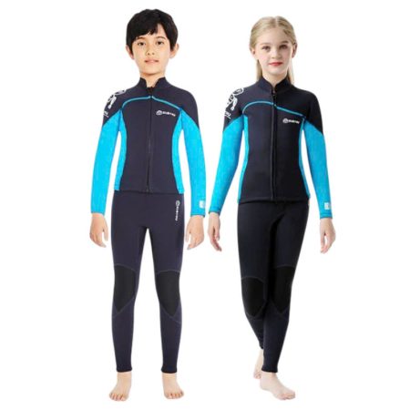 đồ bơi giữ nhiệt màu xanh